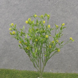 [SB2318-GRN] 12.5" TEALEAF BUSH W/FUZZY BERRIES X5 GREEN