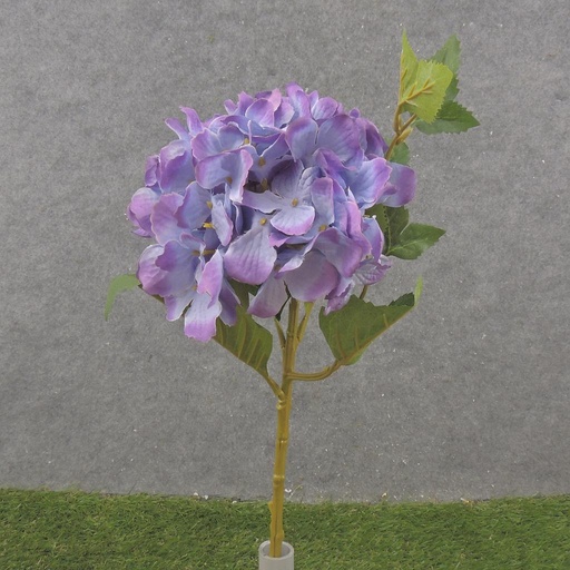 [SB2324-PBL] 18" HYDRANGEA STEM PURPLE/BLUE