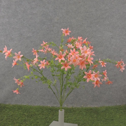 [SB2338-PCH] 20" WAXFLOWER BUSH X10 PEACH