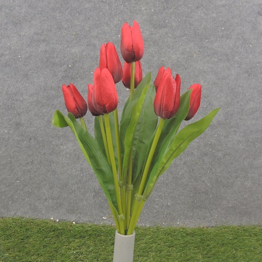 [SB2375-RED] 16" TULIP BUSH X9 RED