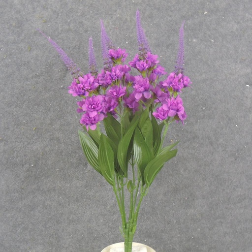[SB2377-FUS] 20" SPIKE FLOWER BUSH X7 FUCHSIA