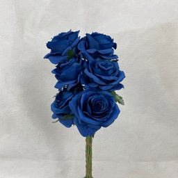 [SE1095-ROY] OPEN ROSE BUNDLE X6 ROYAL