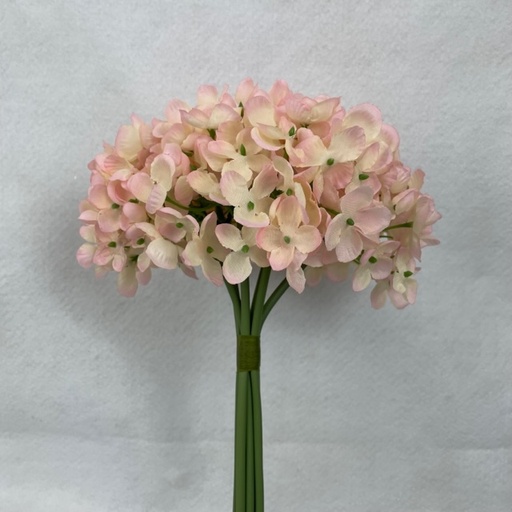 [SE1094-PNK] 11" HYDRANGEA BUNDLE X6 PINK