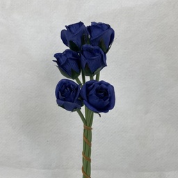 [SE1096-NAV] ROSE BUD BUNDLE X6 NAVY