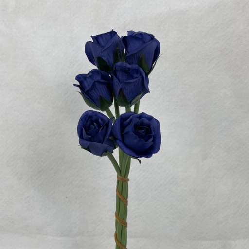 [SE1096-NAV] ROSE BUD BUNDLE X6 NAVY