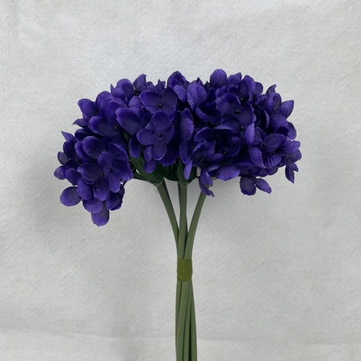 [SE1098-PUR] 11" WAXFLOWER BUNDLE X6 PURPLE
