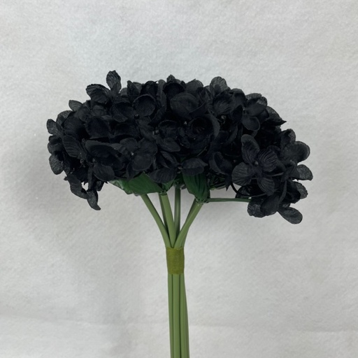 [SE1098-BLK] 11" WAXFLOWER BUNDLE X6 BLACK