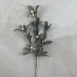 [XL2612] 16.5" FROSTED MISTLETOE SPRAY