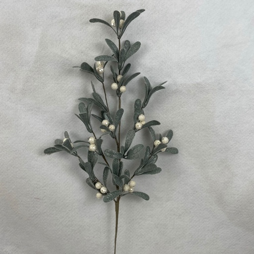 [XL2613] 24" FROSTED MISTLETOE SPRAY