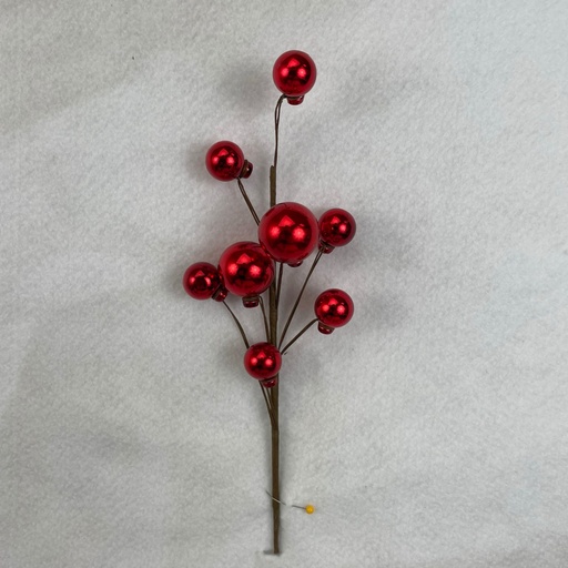 [XL2660] 11" METALLIC RED BALL PICK
