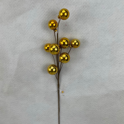 [XL2662-GLD] 14" GOLD BALL PICK