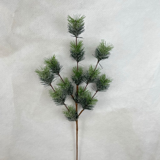 [XA2005] 27" FROSTED PINE SPRAY X5 GREEN