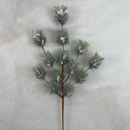 [XA2006] 27" SNOWY PINE SPRAY X5