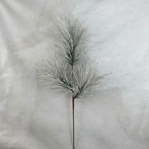 [XA2013] 30" LONG NEEDLE PINE SPRAY X3 SNOW