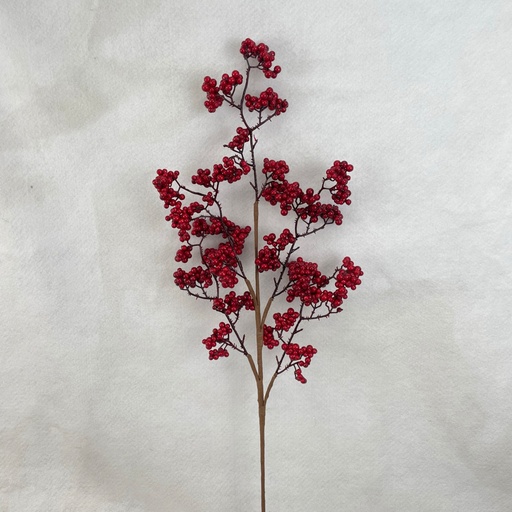 [XA2024] 30" RED BERRY SPRAY X5