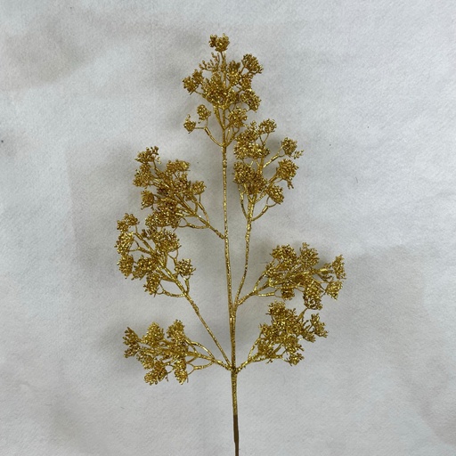 [XA2079-GLD] 28" GLITTER SEDUM SPRAY GOLD