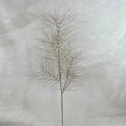 [XA2090-CHA] 28&quot; LONG NEEDLE GLITTER PINE SPRAY CHAMPAGNE