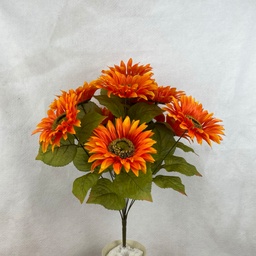 [SBF2313-ORG] 18&quot; SUNFLOWER BUSH X10 ORANGE