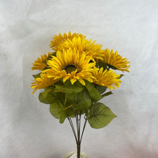 [SBF2313-YEL] 18" SUNFLOWER BUSH X10 YELLOW