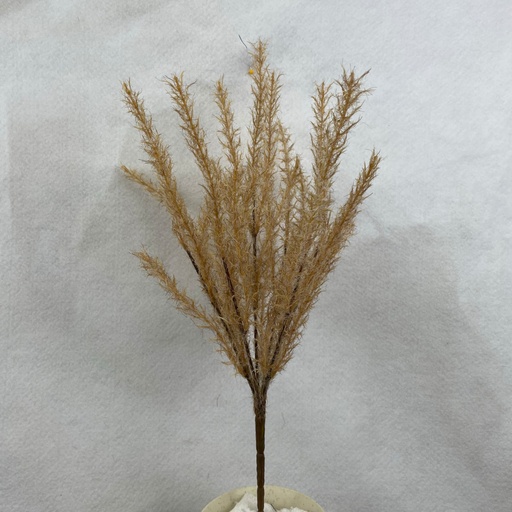 [SBF2319-BEI] 16" EUPHORBIA BUSH X7 BEIGE