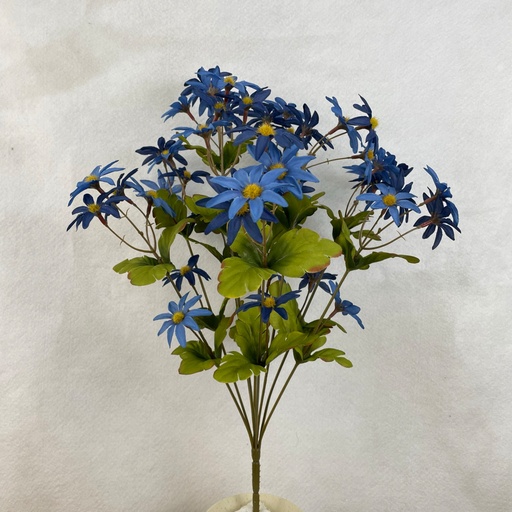 [SBF2336-BLU] 20" MINI DAISY BUSH X10 BLUE