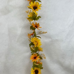 [SBF2339-YEL] 6' SUNFLOWER GARLAND YELLOW