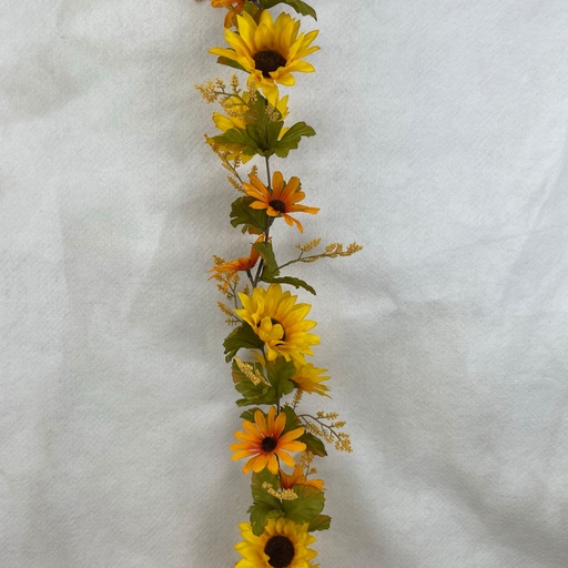 [SBF2339-YEL] 6' SUNFLOWER GARLAND YELLOW