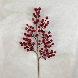 [XB2314] 24&quot; RED BERRY SPRAY