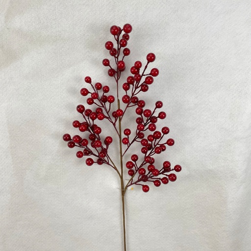 [XB2314] 24" RED BERRY SPRAY