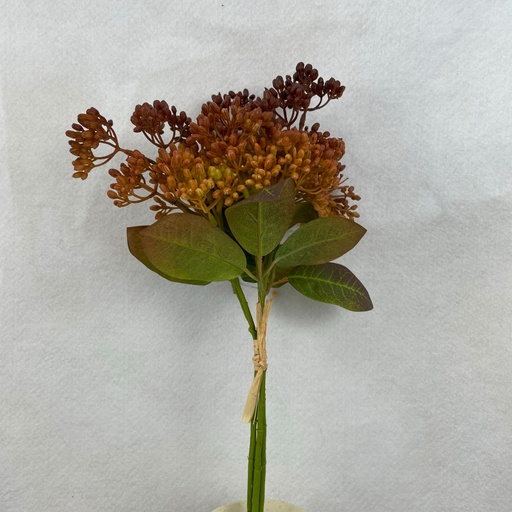 [SBF2344-BGD] 13" HYDRANGEA SEED BUNDLE X3 BROWN/GOLD