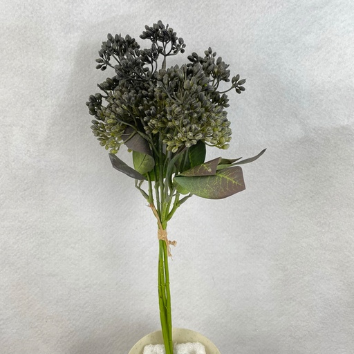 [SBF2344-GGN] 13" HYDRANGEA SEED BUNDLE X3 GRAY/GREEN