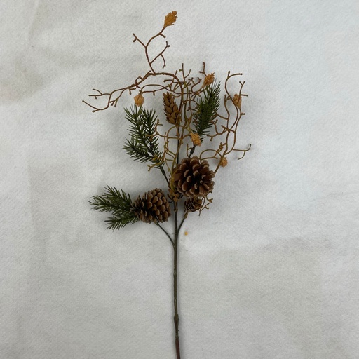 [XB2349] 26" PINE SPRAY W/ CONES