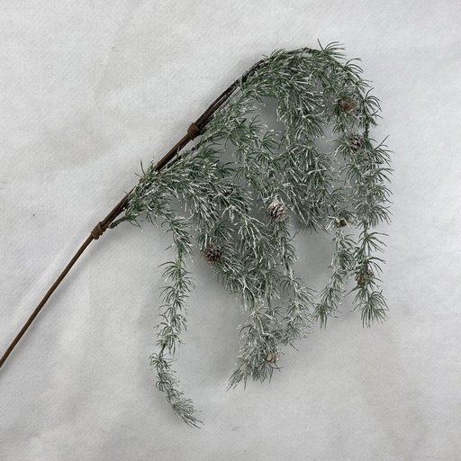 [XA2159] 42" HANGING SNOWY PINE SPRAY