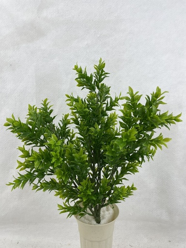 [SB3301] 16" LEAF BUSH GREEN X4