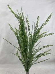 [SB3305-GRN] 28&quot; BUTTON FERN BUSH X5 GREEN