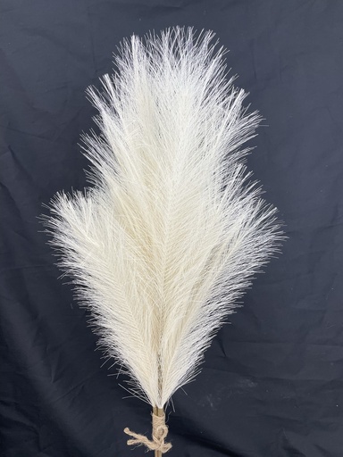 [SA3003-CRM] 28" FEATHER GRASS BUNDLE X3 CREAM