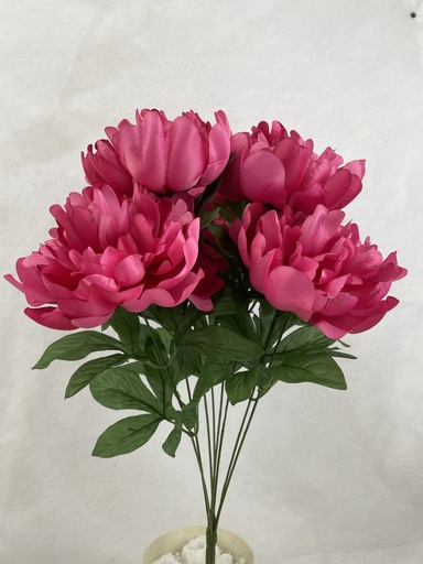 [SB3313-BEA] 19" PEONY BUSH X8 BEAUTY