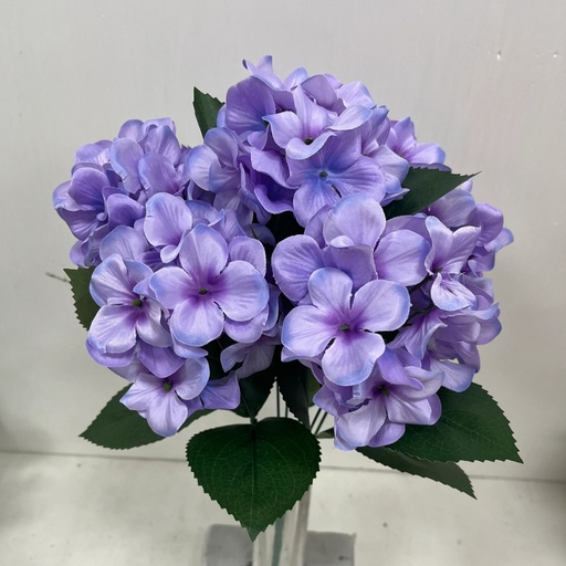 [ST5903-LAV] 18" HYDRANGEA BUSH X7 LAVENDER
