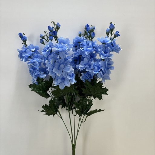 [ST5916-LTB] 24" DELPHINIUM BUSH X6 LIGHT BLUE
