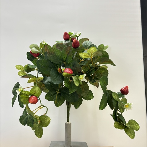 [ST5921] 17" HANGING STRAWBERRY BUSH x7