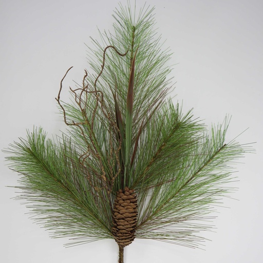 [XB5300] 20" PINE PICK W/ TWIGS, GRASS & CONE