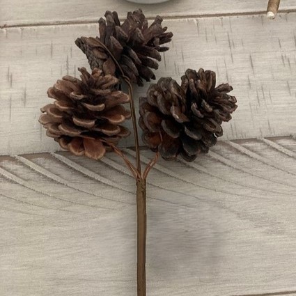 [XL5658] 9" PINECONE PICK X3 (2" PINECONES)